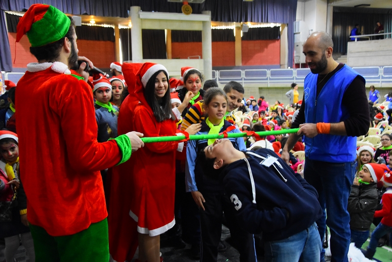 Saint Vincent de paul celebrating Christmas at Jesus & Mary school